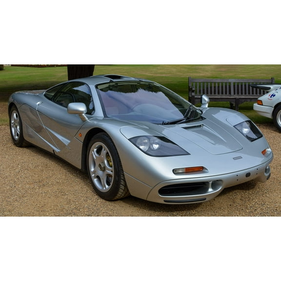 Wall Art Impressions 24x13in Photo Paper 1996 McLaren F1 Chassis No 63 6.1 Front