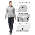 thumbnail image 6 of 33,000ft Women's Softshell Jacket, Fleece Lined Warm Jacket Light Hooded Windproof Coat for Outdoor Hiking, 6 of 7