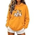 thumbnail image 3 of DIOAZUD Halloween Sweatshirts for Women Plus Size Ghost Graphic Pullover Hoodies Trendy Going Out Long Sleeve Sweater Tops Halloween Costumes, 3 of 6