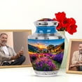 thumbnail image 6 of JAGASY Lavender Grass Urns for Human Ashes Adult Man Set of 5 - Blue 4 Keepsake Urn for Ashes for Women 3 Inch - Sunrise Large 10 Inch Urn for Burial for Mom, Dad, 6 of 7
