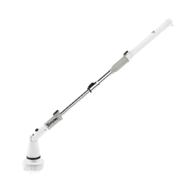 Cepillo Limpiador De Baño, Bloosom Eléctrico/inalámbrico/giratorio Blanco