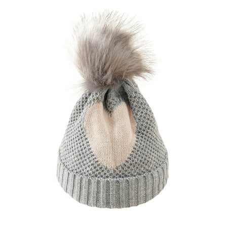 

Zlekejiko Cap Love Knitting Warm Pattern Unisex Hat Winter Pullover Children s Fashion Hat Kids Hat