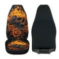 thumbnail image 4 of Uorisanigo Car Seat Covers for Front Skull Yellow Rose High Back Bucket Seat Cover for Women Men Car Accessories Fit for Vehicles, Auto, Suvs, Trucks, Sedans, Vans, Cars, Set of 2, 4 of 7
