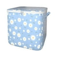 thumbnail image 1 of kjfeif Sac de Rangement Grande Capacité en Tissu Pliable pour Chambre Garde-Robe Vêtements, Poignée Renforcée Conteneur de Placard pour Couvertures Oreillers, 1 of 8