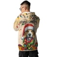 thumbnail image 5 of Merry Christmas Santa Beagle Scarf Twinkling Lights Xmas Holiday All Over Print 3D Hoodie Unisex Merch Hoodies Beagles Dog Lover Gifts Idea - 00022, 5 of 6