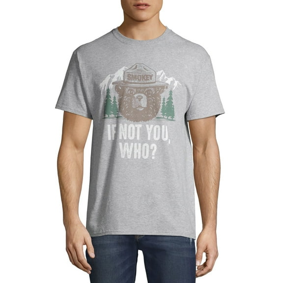 Smokey The Bear Men's and Big Men's Graphic T-shirt