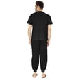 thumbnail image 4 of Inkmeso SolidPajama Set For Mens Short Sleeve Sleepwear Round NeckNightwearPj Set, 4 of 7