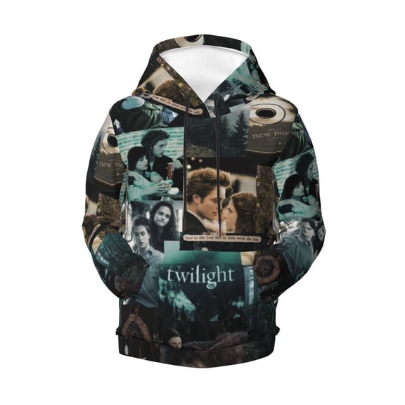 The Twilight Saga Teen Boys Girls Hoodies 3D Printed Hooded Sweatshirts for Kids Long Sleeve Casual Unisex Pullovers with Pockets