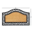 thumbnail image 6 of RugSmith Moulded Rubber Coir Irongate Trellis Striped Indoor and Outdoor Doormat, 18" x 30", 6 of 6