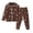 0230-Brun, variante sur Cowsor Vêtements Mignons pour Enfants Ensemble Sweat à Manches Longues et Pantalon Vêtements de Détente pour Tout-Petits