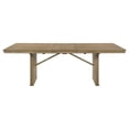 thumbnail image 4 of Adina 9-piece Extension Dining Set Distressed Light Brown, 4 of 15