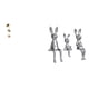 thumbnail image 1 of Escultura de hojas,Estatua de hoja de metal Escultura de hoja Decoración del hogar,Figura de hoja artística con decoraciones de hojas en la base,Escultura de figura,Estatua sentada Figura, 1 of 8
