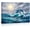Frame-style, variant on Dolphin Wall Art Canvas Posters Ocean Scene Jumping Dolphins Prints Seagulls Sun Sea Life Oil Painting Coastal Decor for Living Room Bedroom Home Wall Artwork