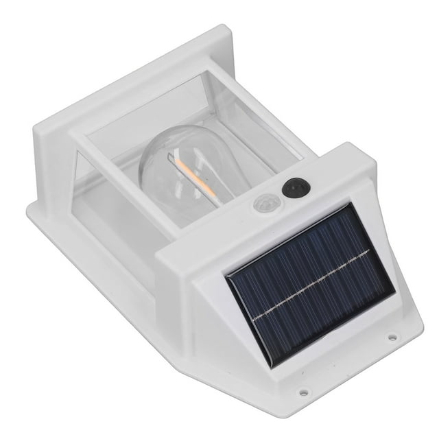Aplique Solar De Tungsteno, Resistente Al Agua IP65, Sensor De Movimiento De 3 Modos, Fácil Instalación. Linternas Solares De Pared Luces Al Aire Libre Batería De 1800mah Para
