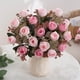 thumbnail image 2 of Ramo de flores artificiales de rosas y peonías de seda | Decoración de mano para bodas y hogar | Arreglo floral artificial para pared, guía de caminos, centro de mesa para fiestas, 2 of 6