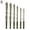 6pcs, variant on Lttoisl® 4/6 Pcs Four-Flute Sawtooth Eccentric Drill Bit, Four Edge Serrated Eccentric Drill Bit, High Hardness Skewed Head Eccentric Drill Bits, Masonry Drill Bits for Brick/Tile/Glass/Cement W3D2