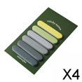 thumbnail image 1 of Colaxi 4X Onglets d'Index Bandes de Surlignage Drapeaux pour Livres Onglets pour Fichiers Magazines Notes, 1 of 8