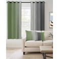 thumbnail image 2 of Sage Green Gray Gradient Blackout Curtains 96 Inches Length, Ombre Farmhouse Rustic Wood Window Treatment Thermal Insulated Drapes for Bedroom Living Room 2 Panels 104x96 Inches, 2 of 8