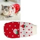 thumbnail image 5 of Suéter Para Gato, Ropa Para Mascotas, Cuello Alto, Puños Ajustados, 2 Patas, Cálido, Elegante, Patrón De Fresa Para Fiesta De Navidad, 5 of 8