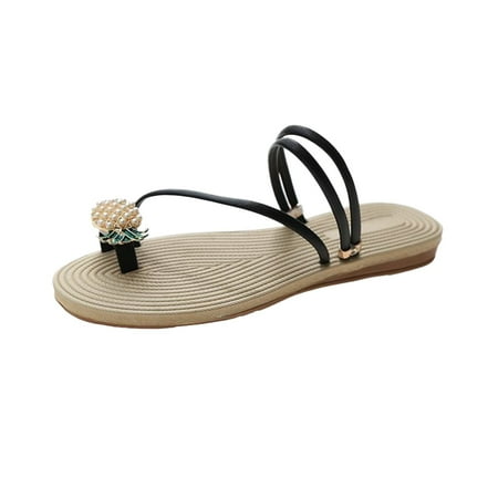 

Women S Sandals Women Simple Comfy Sandals Shoes Summer Fashion Flat Pineapple Casual Sandals