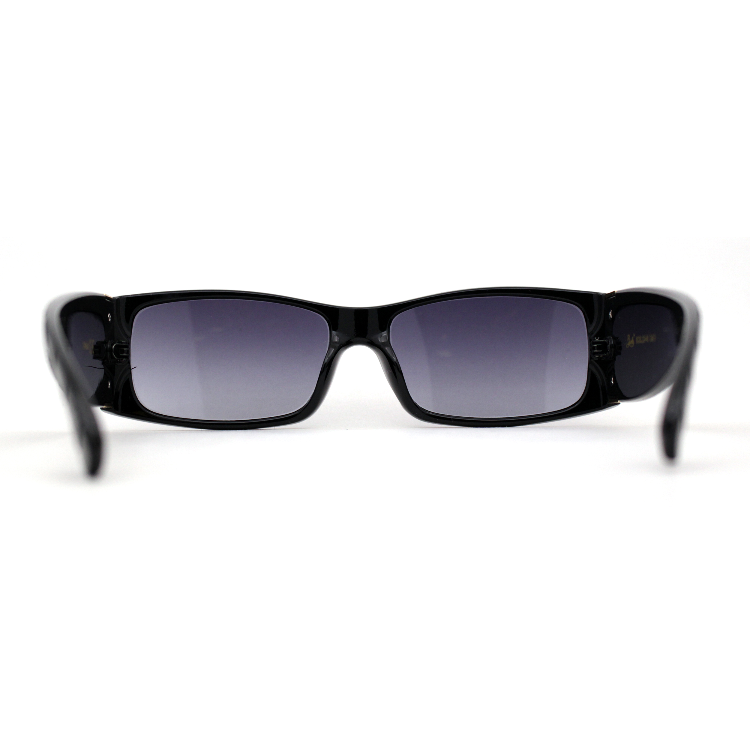 Womens Mod Square Rectangle Thick Temple Fashion Sunglasses  display picture 1