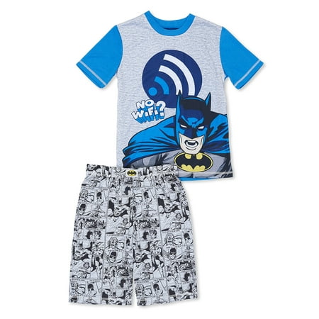Boys' Batman 2 Piece Pajama Short Set (Little Boy & Big Boy)