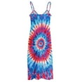 thumbnail image 5 of Colorful Swirls Tie-dye Design Sleeveless Dress Woman Fashion Long Dresses Women's Summer Suit Dress 2025, 5 of 7