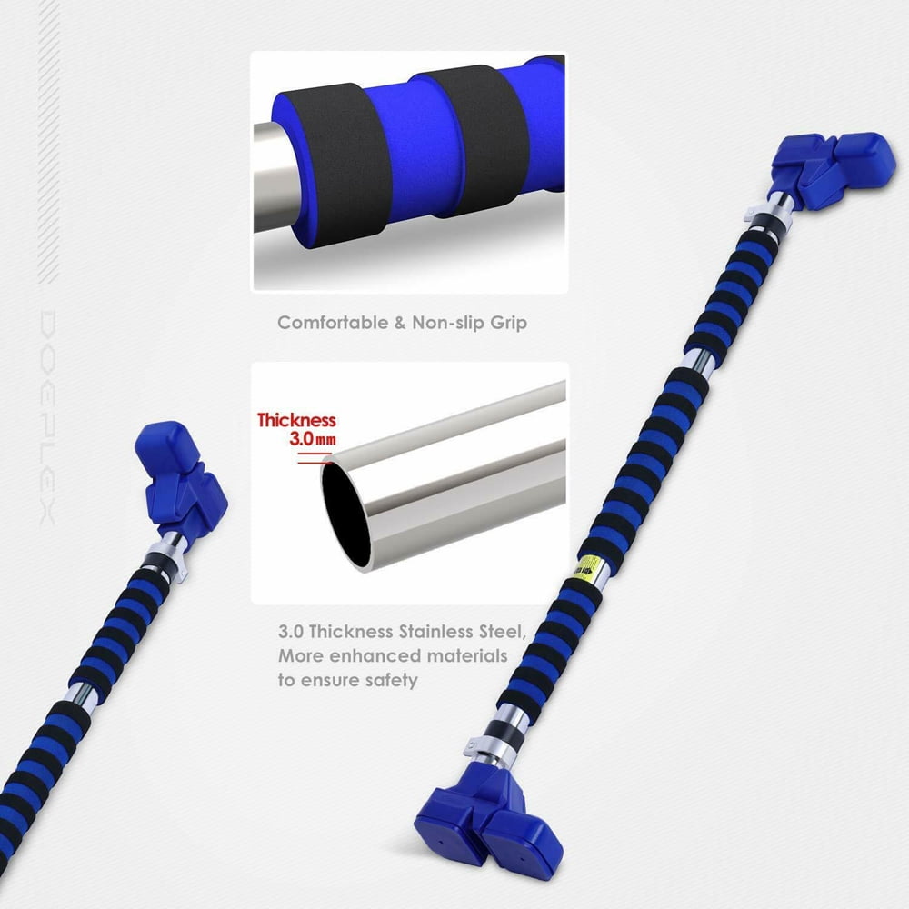 Pull up Bar No Screw Strength Training PullUp Bars with Safety Locking Catch Heavy Duty Home Pull up Bar No Screw Strength Training PullUp Bars with Safety Locking Catch Heavy Duty Home