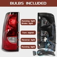 thumbnail image 2 of Luces traseras HECASA Chevy Silverado 2003-2007 rojo/transparente, 2 of 8