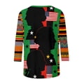 thumbnail image 6 of Craaazy Black History Month Clothing for Women Crewneck 3/4 Sleeve Summer Cozy Shirts Gifts, 6 of 9