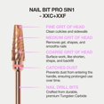 thumbnail image 4 of Broca para uñas para cutículas Curacoro 5 en 1 Nail Bit Pro XXC+XXF, 4 of 8