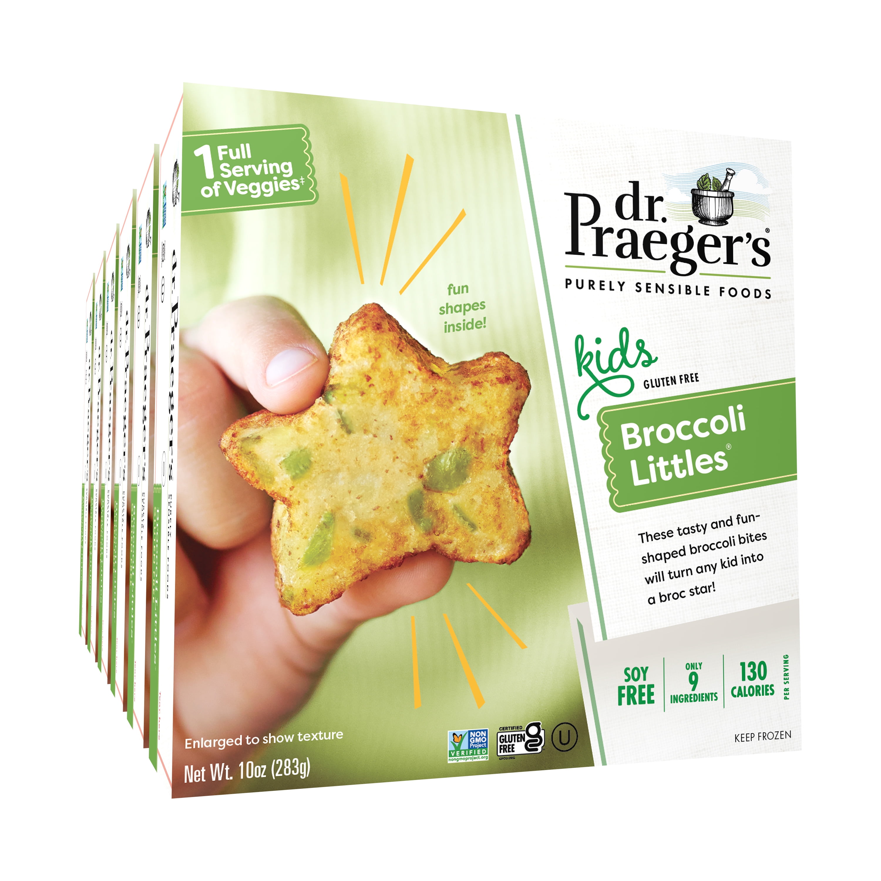 Dr. Praegers Sensible Foods Broccoli Littles, 10 Ounces (6 Count