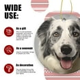 thumbnail image 3 of Realistic Portrait of Australian Shepherd Dog - Christmas Ornament Xmas Keepsake Ceramic Ornaments Holiday Decorations for Tree Christmas Gift Ideas 2.95in, 3 of 6