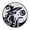 QHXZ4803, variant on Halloween Jewelry Goth Witch Brooch With Black Cats Moons Enameled Lapel Pin For Punk Accessories Collection