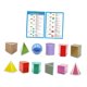 thumbnail image 4 of 12 figuras geométricas plegables, juguetes educativos con tabla de fórmulas, útiles escolares de matemáticas, sólidos geométricos para niños, 4 of 9