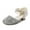 Silver, variant on Cethrio Toddler Girls Dress Shoes, Birthday Summer High Heel Dance Girls Sandals Pink Size 5.5-6 T