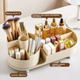 thumbnail image 3 of Minnieouse Organizador de maquillaje de escritorio Caja de cepillos de 360 ​​​​grados Clasificación Paleta de sombras de ojos de gran Bolsas de maquillaje, 3 of 6