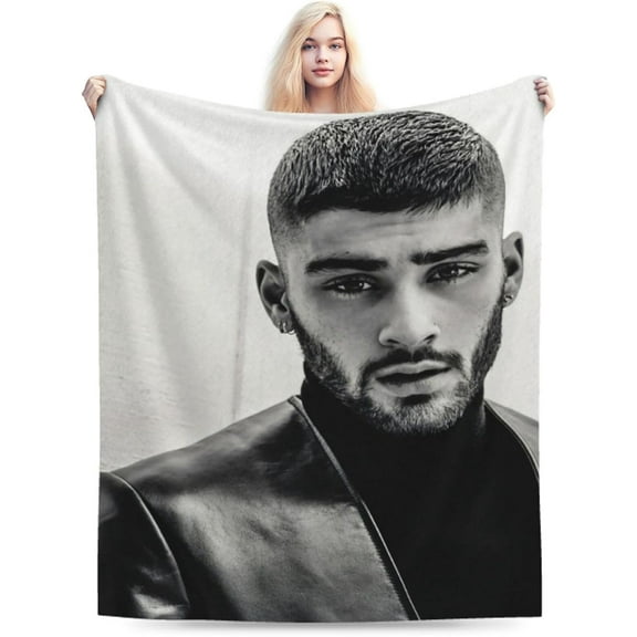 Blanket Zayn Malik Soft and Comfortable Warm Fleece Throw Blankets Yoga Blankets Beach Blanket Picnic Blankets Gift for Dorm room office decor Sofa Bed Camping Travel All Season