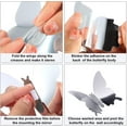 thumbnail image 2 of 48 DIY pieces Mirror Butterfly 3D Papillon Wall Stickers Sticker, 2 of 3