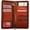 Burgundy, variant on New Leather Travel Organizer Wallet w/Pen Holder #663CF