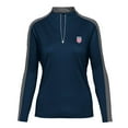thumbnail image 2 of Women's Levelwear Navy USMNT Remi Quarter-Zip Pullover Top, 2 of 3