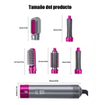 thumbnail image 2 of Secador De Pelo con Peine De Aire Caliente Automático Belug 5 en 1 Gris con rosa, 2 of 5