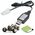 thumbnail image 2 of lanema NiCD NiMH Battery Charger Cable 8.4V USB Charging Cord For Remote Models L6.2 2P, 2 of 10