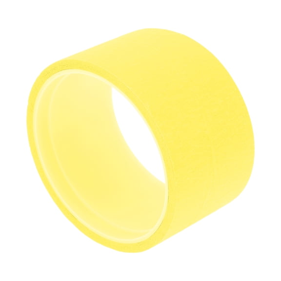 Unique Bargains 1 Pc 1.9 Inches x 10.9 Yards Painters Tape Masking Tape Car Paint No Residue Crepe Paper Yellow