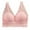 Pink-a, variant on Womens Sport Bras Lingerie Lace Chest Tube Backless Bra Camisole Base Underwear V-Neck Lightly Lined Bra Feature Hook and Eye Closure Push-up Bra Style Y-111 , Pink-a one size