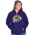 thumbnail image 3 of Cute But Crazy Sarcastic Funny Gym Zip Hoodie Sweatshirt Women Brisco Brands X, 3 of 6