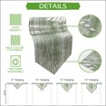 thumbnail image 5 of Vintage Sage Green Table Runner Linen Burlap Table Runner 70 Inches Long Farmhouse Florals Leaf Coastal Sweet Home Dresser Scarves for Kitchen Island Coffee Dining Room Party Holiday Decor 13"x70", 5 of 8