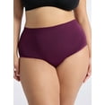 thumbnail image 2 of Joyspun Women's Plus Seamless Brief Panties, 3-Pack, Sizes 1X-5X, 2 of 7
