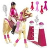 Barbie - Mattel Barbie Jumper Tawny Horse And Barbie