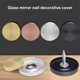 thumbnail image 4 of 40pcs Decorative Screw Caps Steel Rustproof Screw Covers Upgrades for Mirror Installation & Home Improvement Projects rose gold, 4 of 5